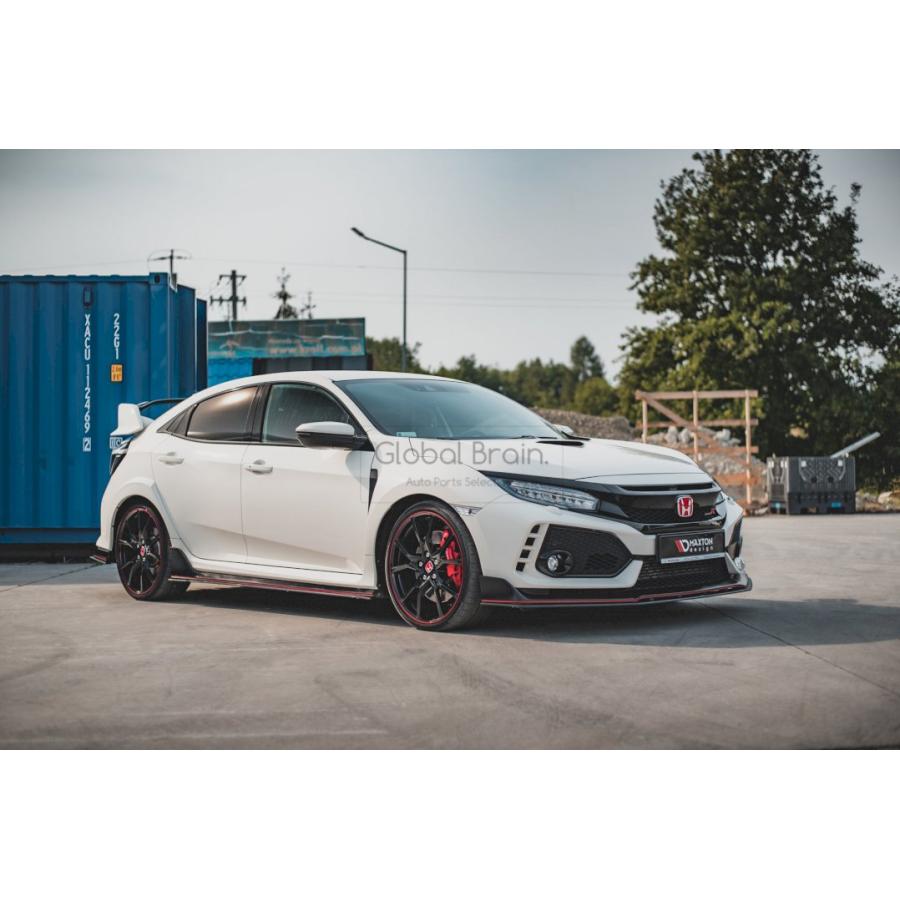 ホンダ シビック タイプR FK8 サイド スカート カバー スポイラー V2