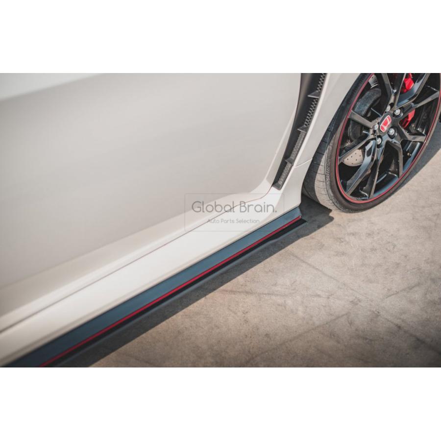 ホンダ シビック タイプR FK8 サイド スカート カバー スポイラー V2