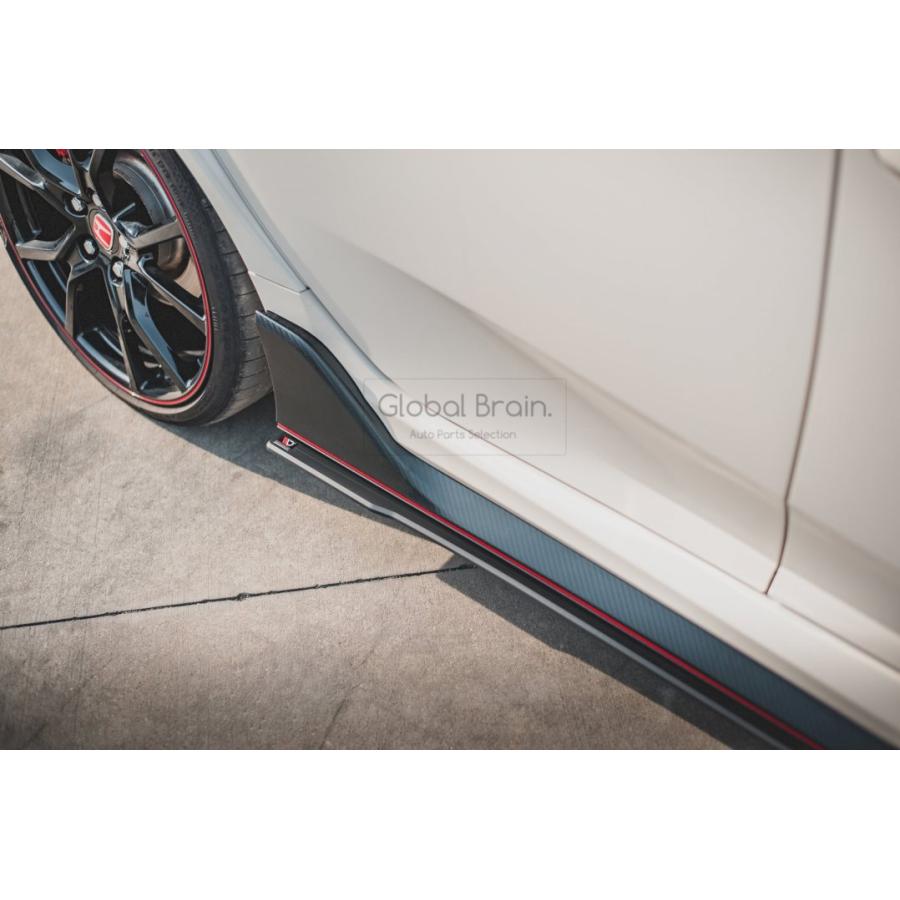 ホンダ シビック タイプR FK8 サイド スカート カバー スポイラー V2