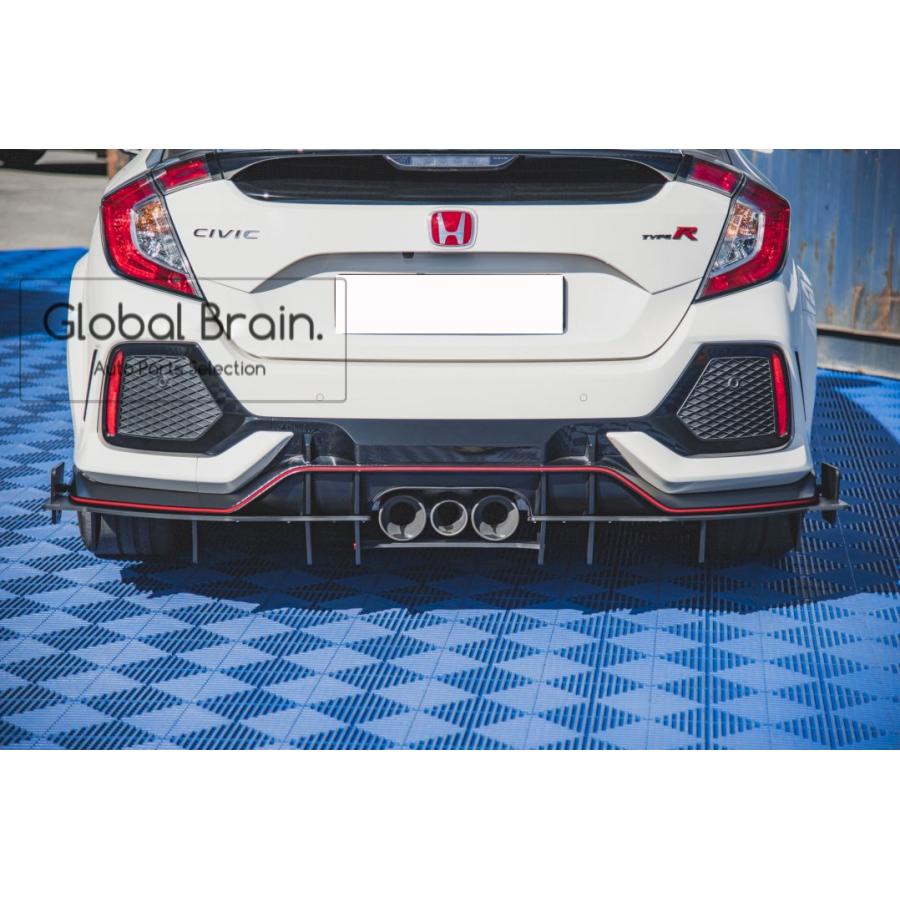 ホンダ シビック タイプR FK8 リア ディフューザー : Global ホンダ シビック タイプR FK8 リア ディフューザー : Global