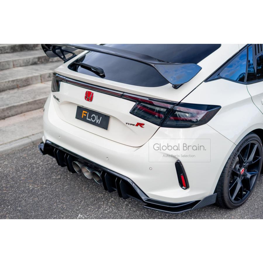 (手渡しのみ)HONDA シビックタイプR FD2 カーボンリアディフューザー シビック ホンダ タイプR FL5 リア センター ディフューザー フィン