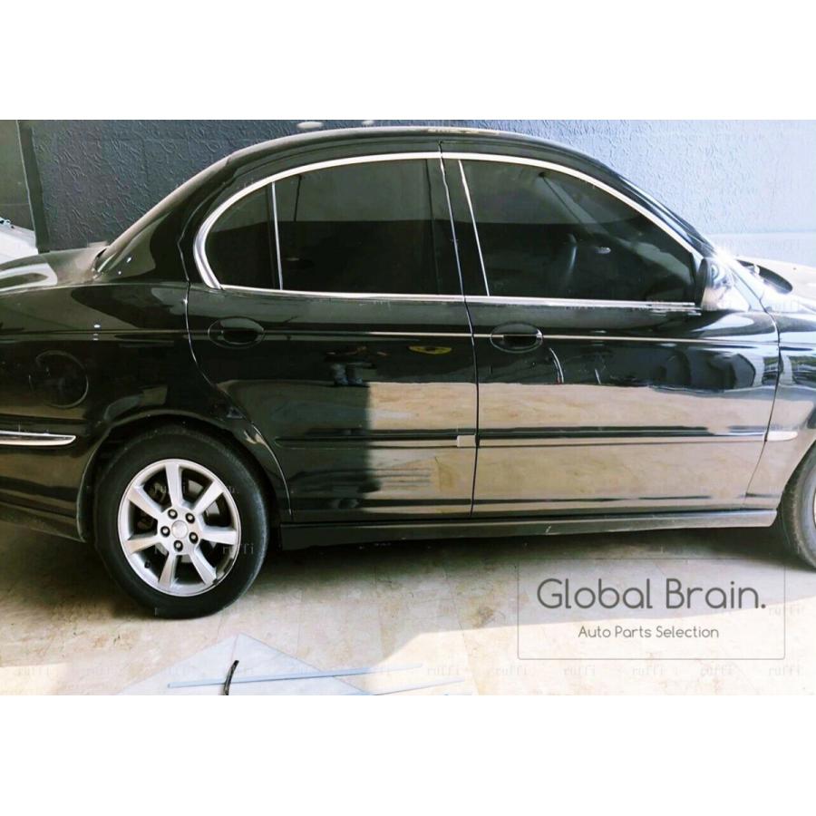 20012009 ジャガー Xタイプ クローム ウィンドウ フレーム トリム jaguarxtypewindowGlobal