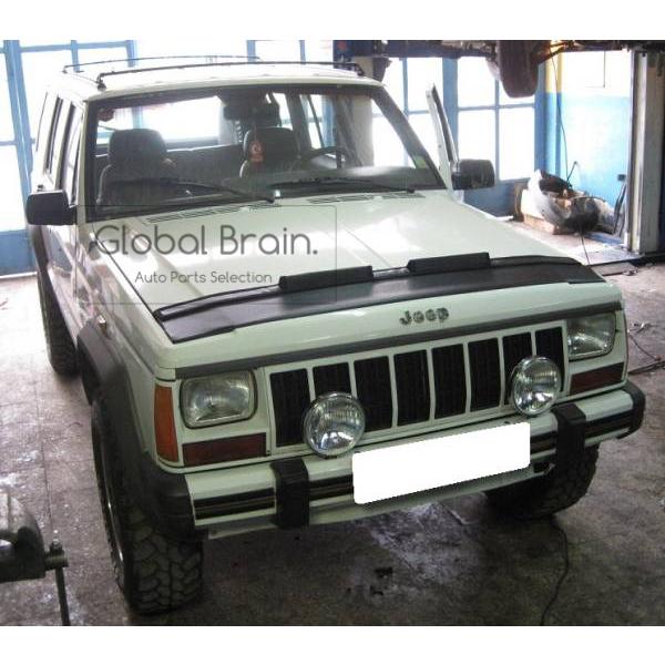 19842001 ジープ チェロキー XJ ノーズブラ ボンネット フードブラ jeepcherokeexjbraGlobal