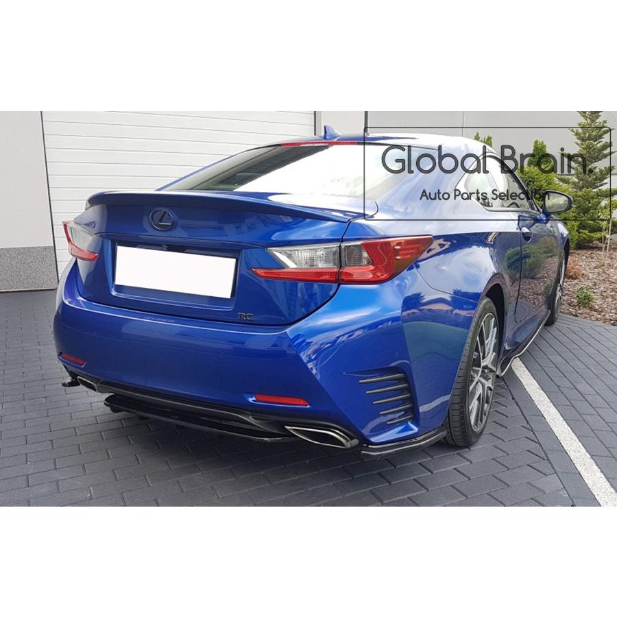 レクサス（LEXUS） RC Fスポーツ リア サイド スプリッター スパッツ