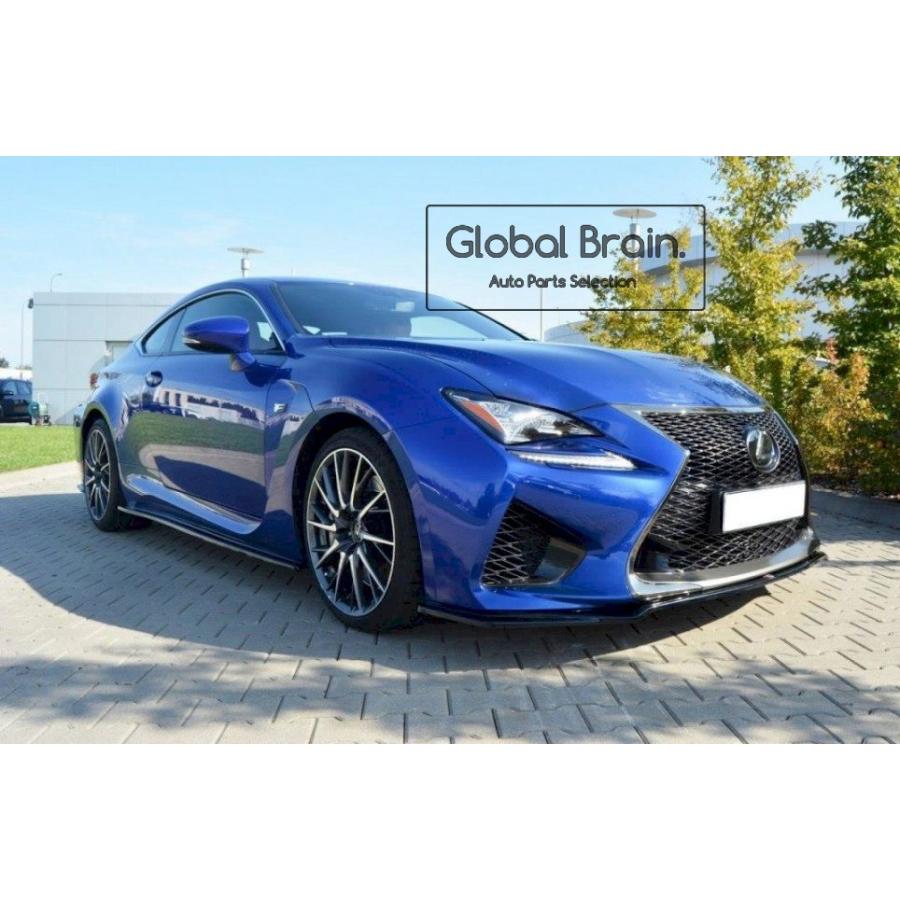 RCF 2014-2019 レクサス RC F フロント バンパー リップ スポイラー