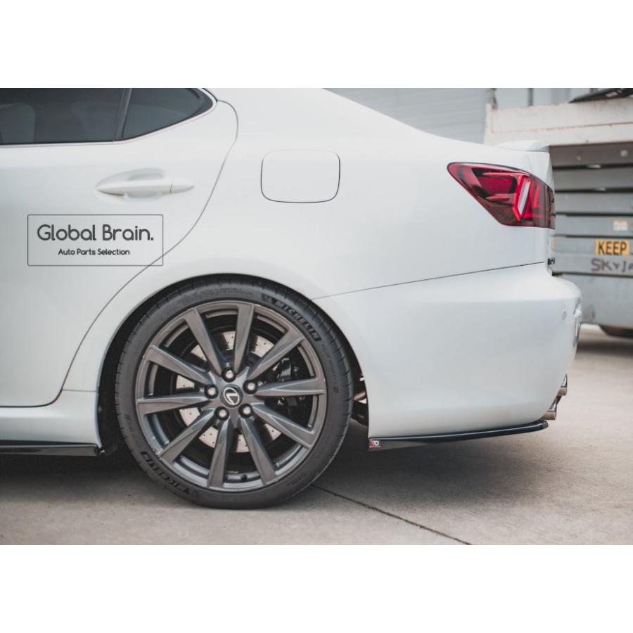 限定タイムセール カーボン製 リアスプリッター For Lexus レクサス Is F Is300 Is350 Sedan 4 Door 17 18モデルに適合するカスタム リア スカート スプリッター リアステップ エプロンスプリッター アプロンフィット スポイラー カーパーツ 炭素繊維 Carbon Fiber
