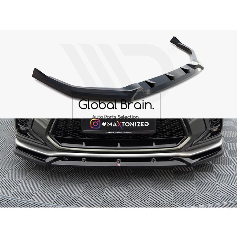 レクサス 2021- NX Fスポーツ フロント リップ スポイラー V2 : Global