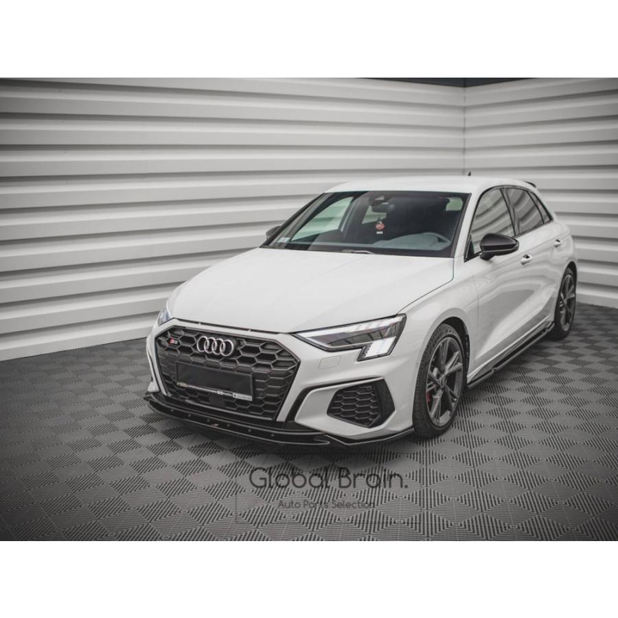 アウディ S3 A3 Sライン 8Y フロントリップ スプリッター Audi（アウディ） S3 A3 Sライン 8Y フロントリップ スプリッター