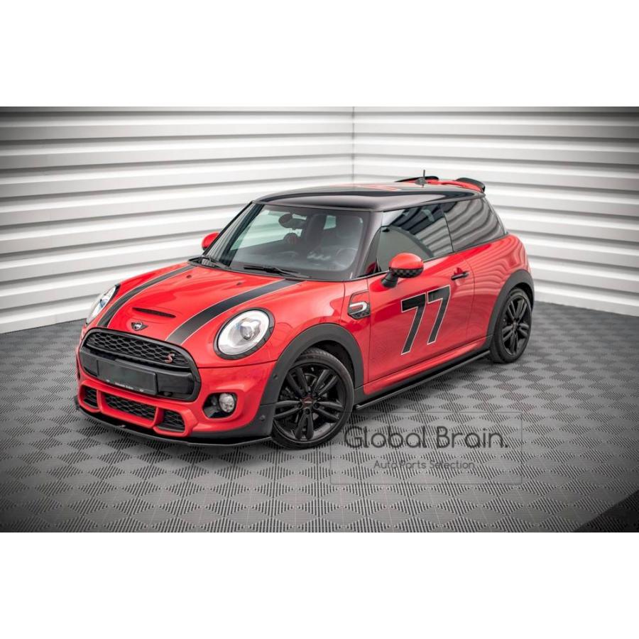 ミニ クーパー S F56 Jcw 17 フロントリップ スプリッター スポイラー Maxton Mini Coopers F56 Front 1 Global Brain 通販 Yahoo ショッピング