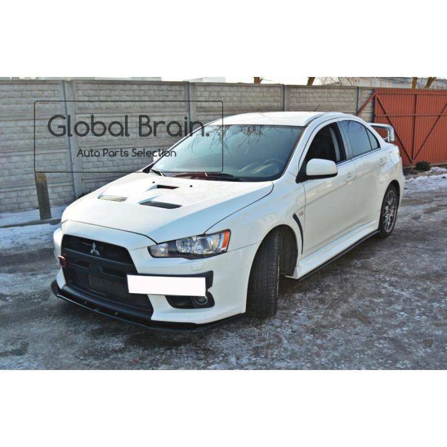 ランサー エボリューション 10 エボX フロント リップ スポイラー Ver