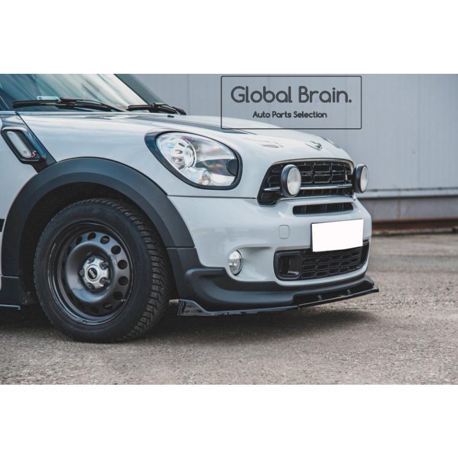 MINI（ミニ） 2012-2016 JCW クロスオーバー R60 フロント バンパー リップ スポイラー : Global Brain ...