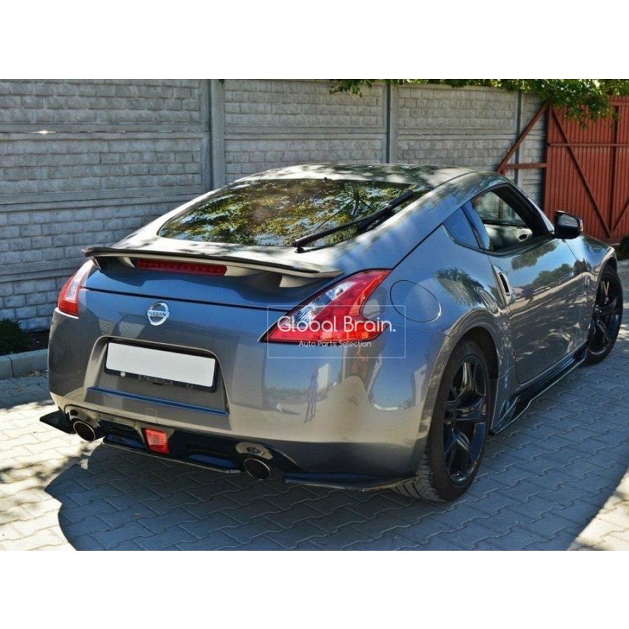日産 370Z Z34 前期 後期 フェアレディZ リア サイド スプリッター