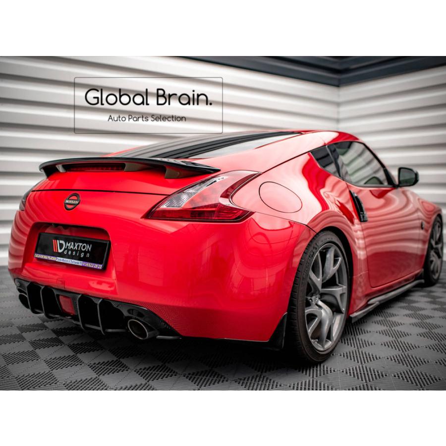 【新品 即納】 日産 フェアレディZ Z34 FRPリアディフューザー 未塗装 日産（NISSAN） フェアレディZ 370Z Z34 後期 リア センター