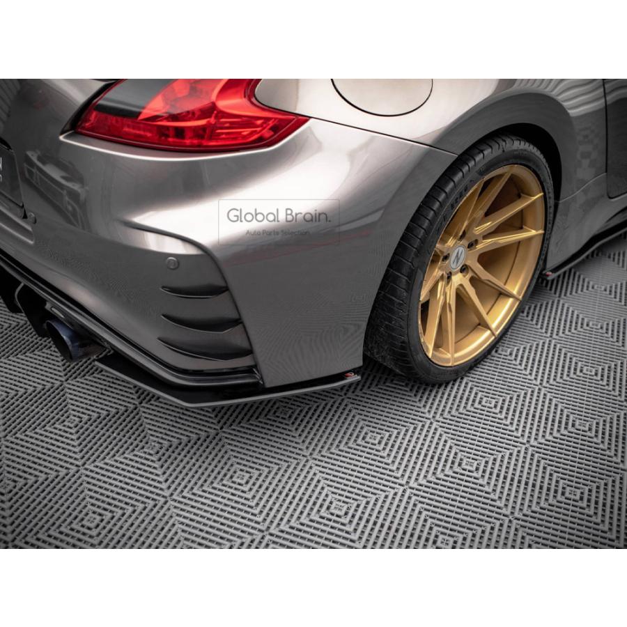 日産 フェアレディZ 370Z Z34 NISMOリア サイド スプリッター 日産 フェアレディZ 370Z Z34 後期 Nismo リア サイド