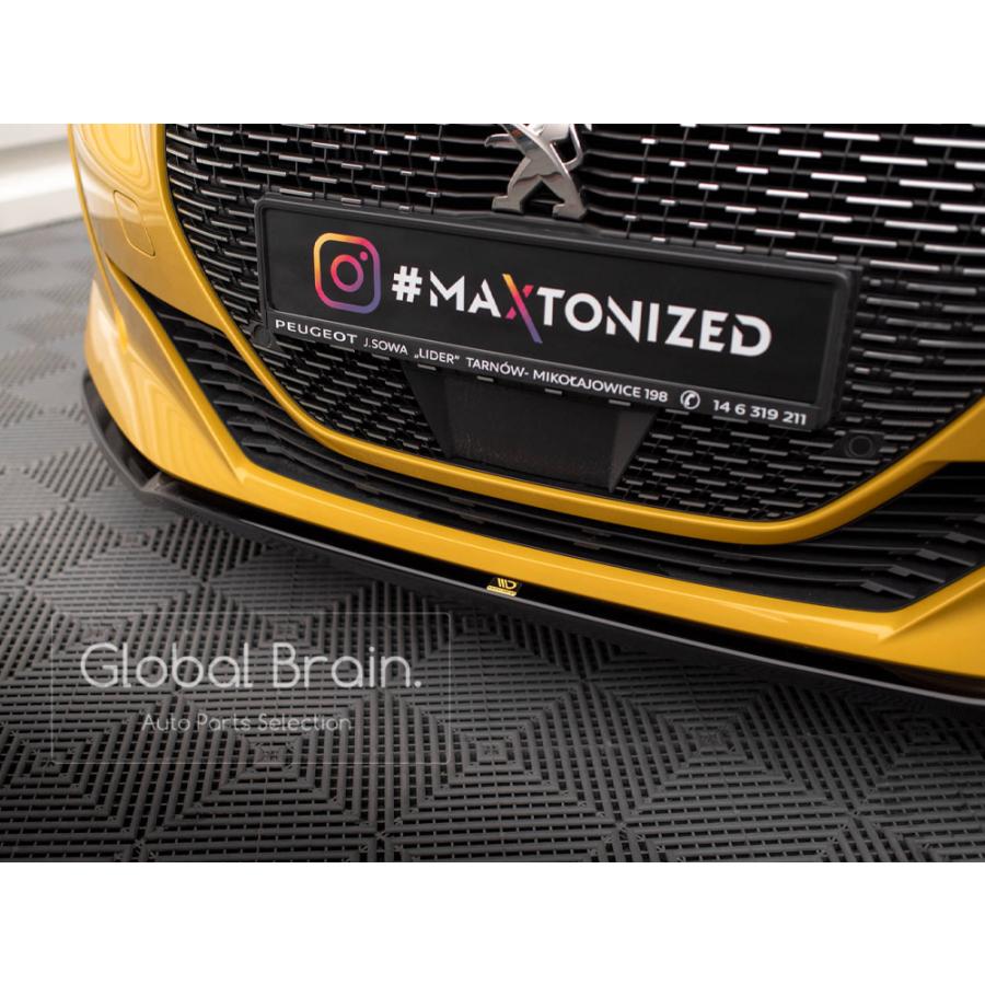 PEUGEOT プジョー 208 P21 GT フロント リップ スポイラー V2