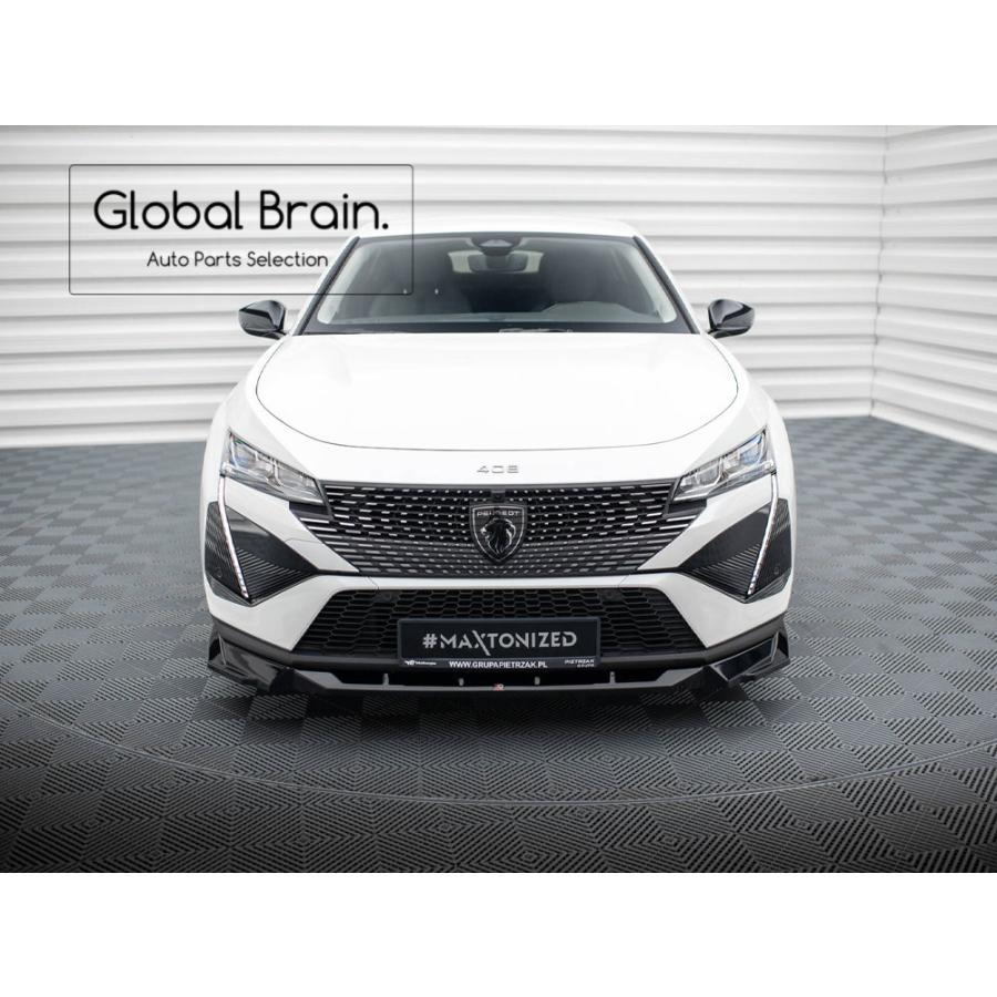 PEUGEOT プジョー 408 フロント リップ スポイラー Global Brain - 通販 - Yahoo ショッピング