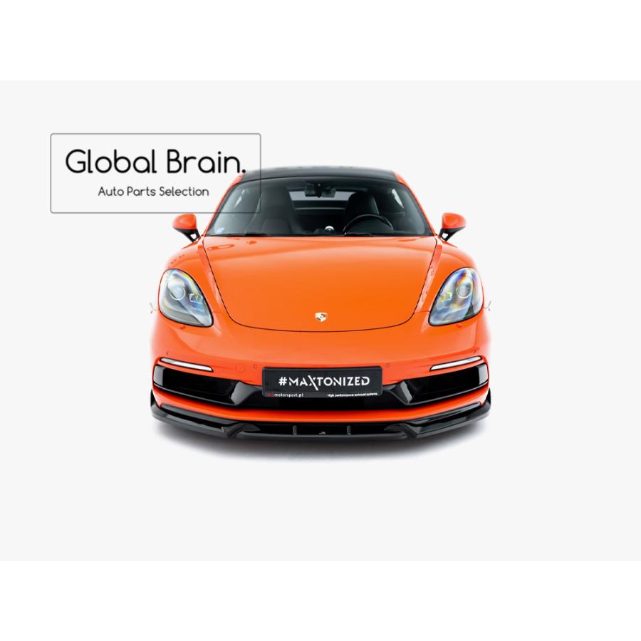 PORSCHE 自動車用 フロントリップスポイラー 未塗装品 PORSCHE（ポルシェ） 718 982 GTS フロント リップ スポイラー V3