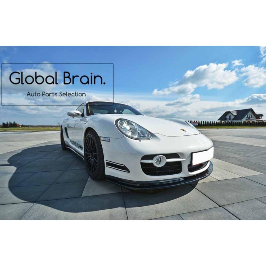 PORSCHE ポルシェ 987 ケイマン S フロント バンパー リップ