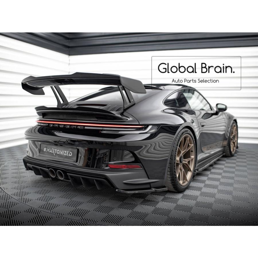 ポルシェ911(992)用カーボン調　リアスポイラー CHOPIN◇ポルシェ 992 カレラ用 LISZTシリーズダックテールカーボン