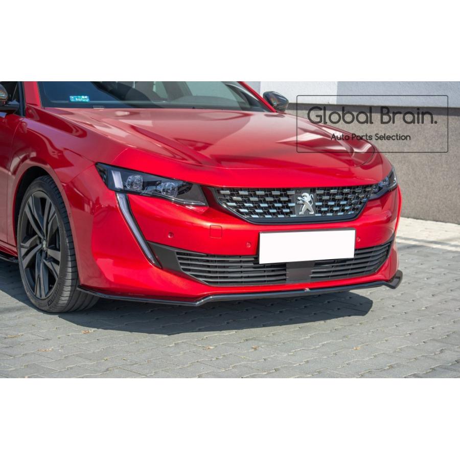 PEUGEOT（プジョー） 2019- 508 SW R8 フロント リップ スプリッター スポイラー Ver.1 : Global ...