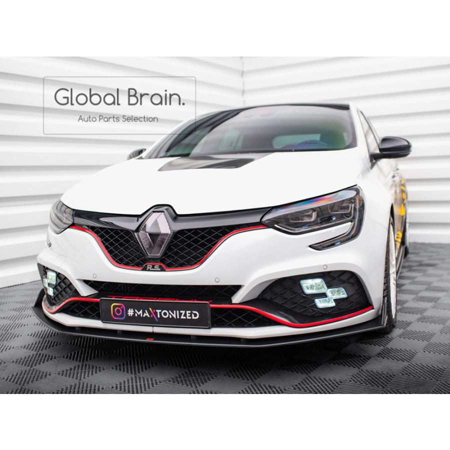 ルノー　メガーヌ4RSで使用　RSパフォーマンス　ルノークリオカップカー用 メガーヌⅣ RS フロントスポイラー - TECH PERFORMの