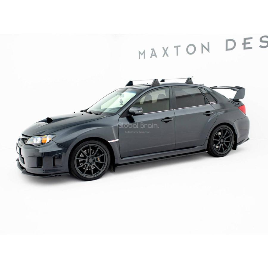 WRX STI スバル インプレッサ GVB GVF 後期 サイド スカート カバー 