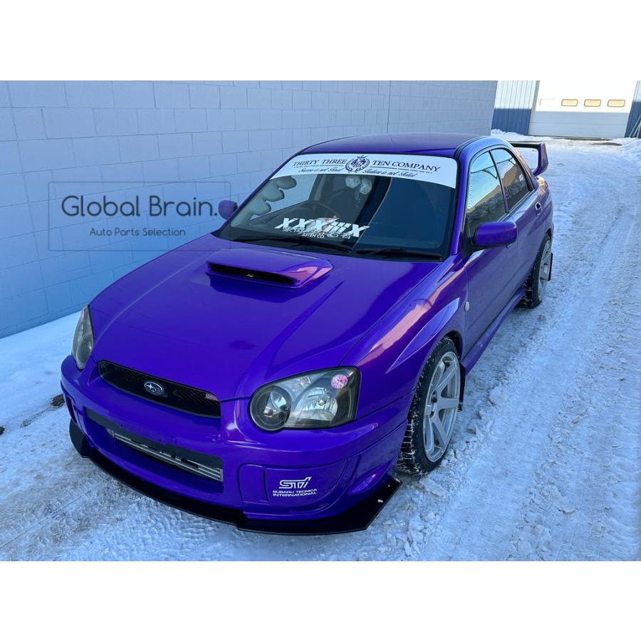 SUBARU（スバル） インプレッサ STI GD 涙目 フロント リップ スポイラー : Global Brain - 通販 - Yahoo ...