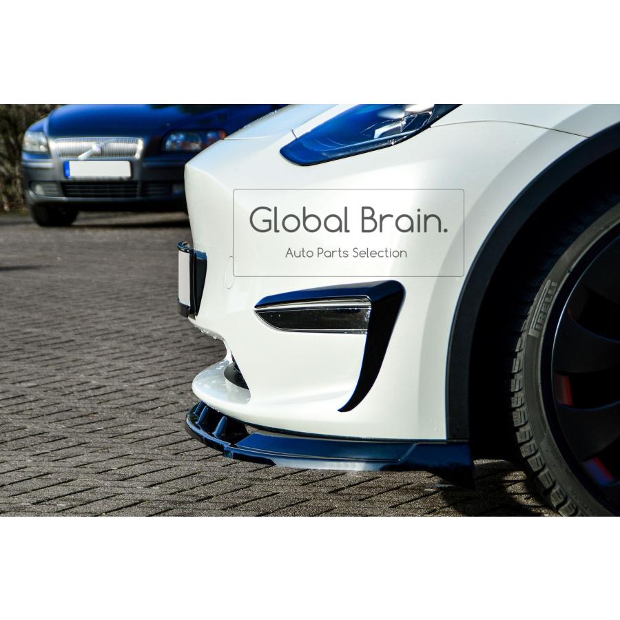 テスラ モデル Y フロント リップ スポイラー : Global Brain - 通販