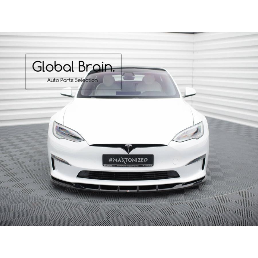 2023- テスラ モデルS プラッド フロント スプリッター 2023- テスラ モデルS プラッド フロント スプリッター