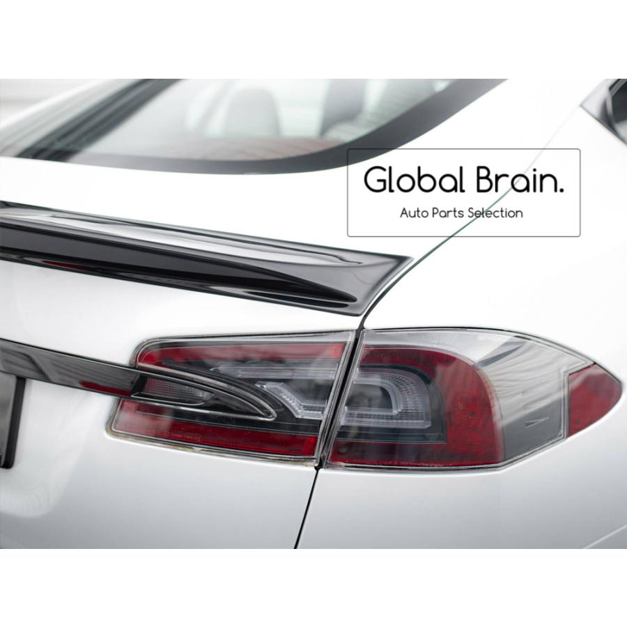 2023- テスラ モデルS プラッド リア トランク スポイラー : Global
