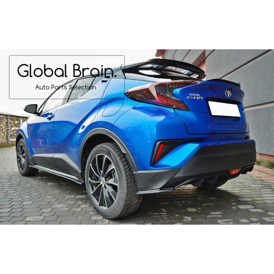 トヨタ（TOYOTA） C-HR リア サイド スプリッター スパッツ : Global 