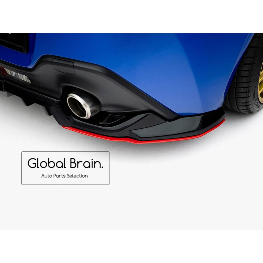 BRZ スバル ZD8 リア ディフューザー スポイラー V2 : Global Brain