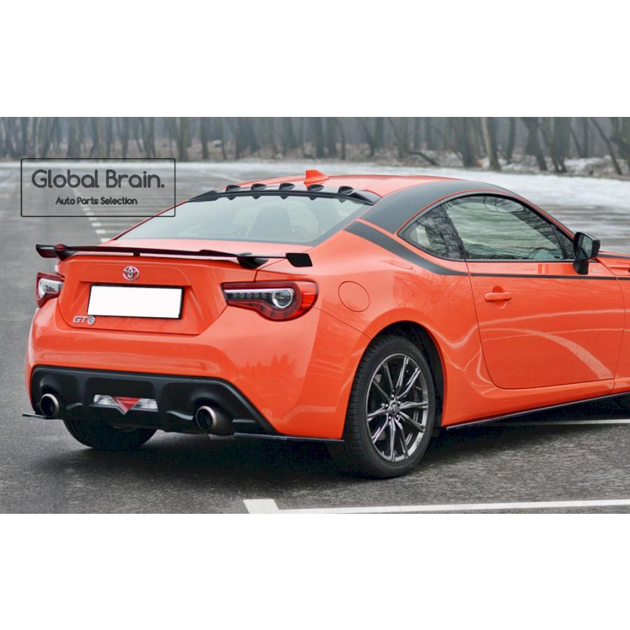 86 トヨタ ZN6型 後期 リア サイド スプリッター スパッツ 86 トヨタ ZN6型 後期 リア サイド スプリッター スパッツ