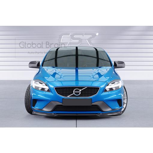 【ブラック】ボルボ V40 フロントリップスポイラー バンパーエアロ VOLVO ボルボ V40 フロントリップスポイラー フロントバンパー