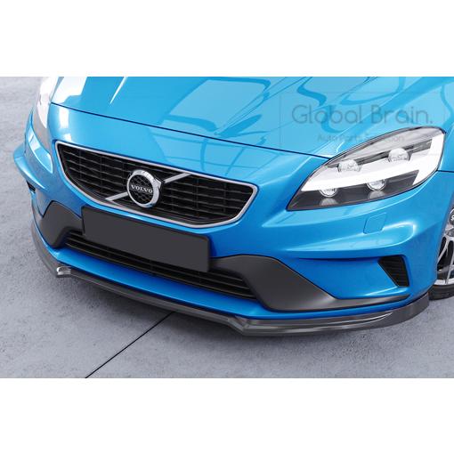 【ブラック】ボルボ V40 フロントリップスポイラー バンパーエアロ VOLVO ボルボ V40 フロントリップスポイラー フロントバンパー