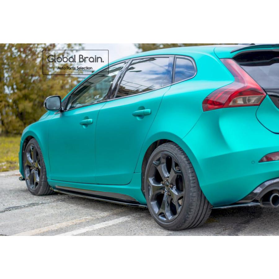 ボルボ（VOLVO） V40 Rデザイン サイド スカート カバー スポイラー