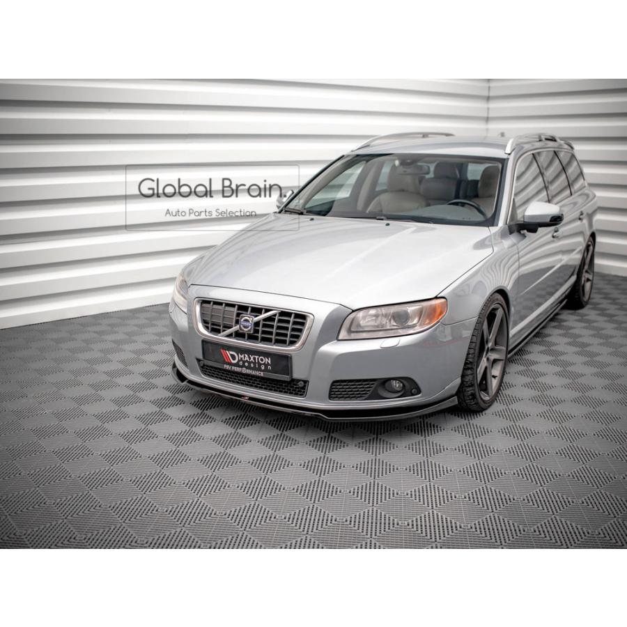 ボルボ（VOLVO） 2007-2013 V70 フロント リップ スポイラー V2