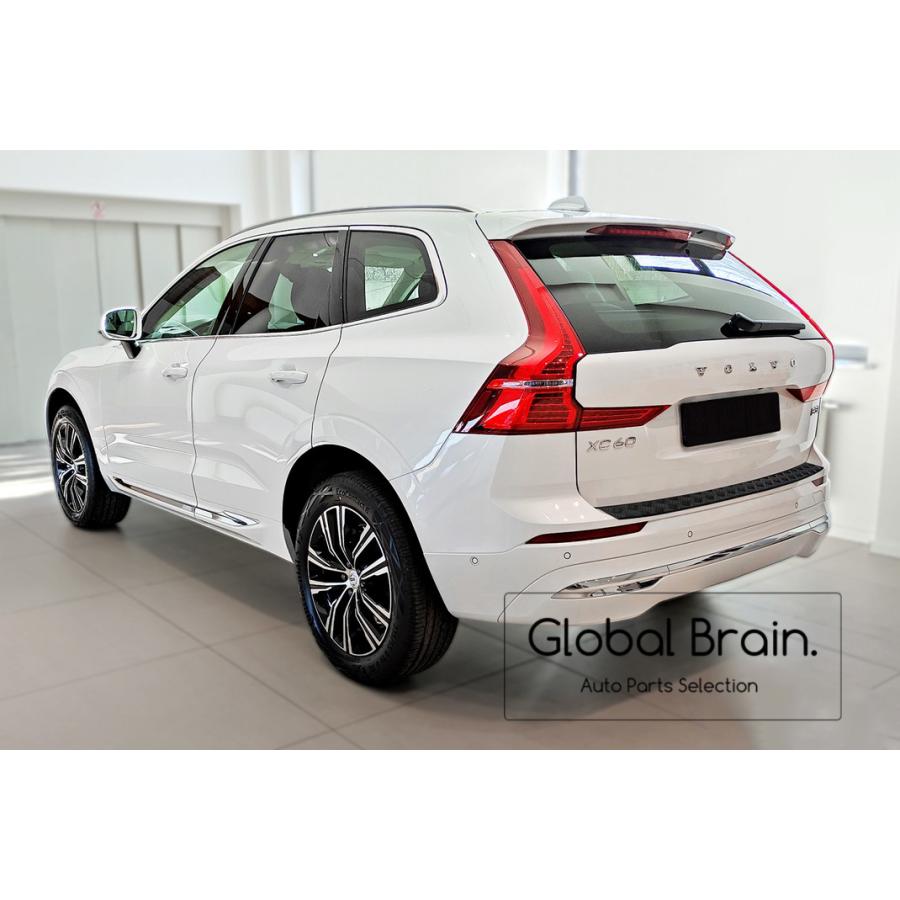 ボルボXC60 バンパーガード ボルボ 2017- XC60 リア バンパー プロテクター ガード シルバー