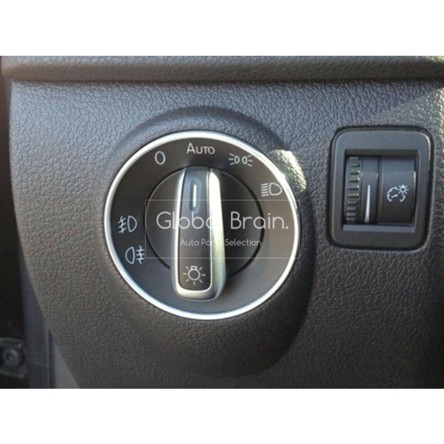 05-14 VW イオス ヘッドライト スイッチ デコレーション リング トリム｜globalbrain