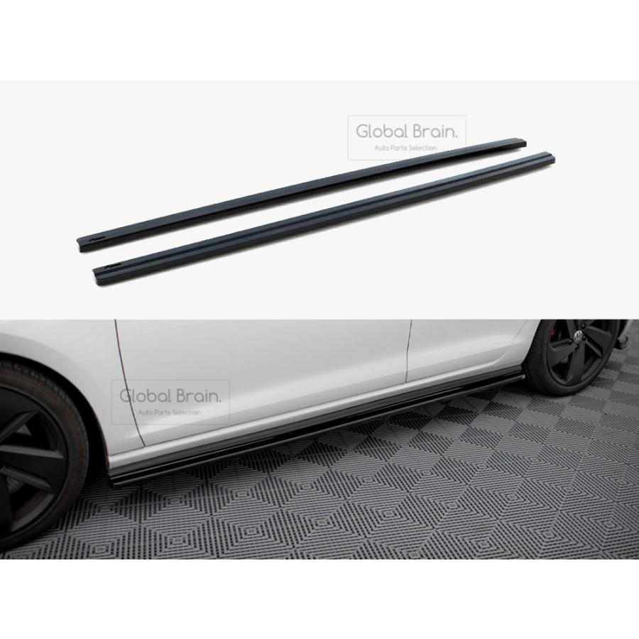 フォルクスワーゲン ゴルフ 7 GTI サイド スカート カバー スポイラー