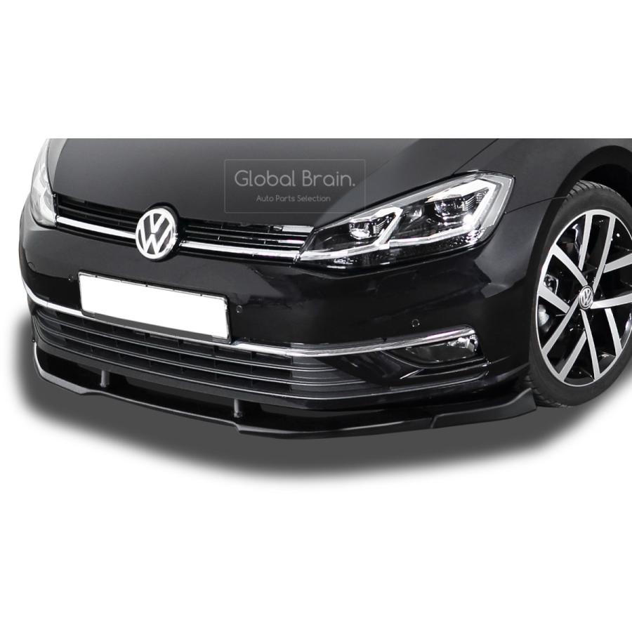 VW ゴルフ7 mk7 2014-2017 golf フロントリップスポイラー フォルクスワーゲン（Volkswagen） 2017- ゴルフ7 後期 フロント