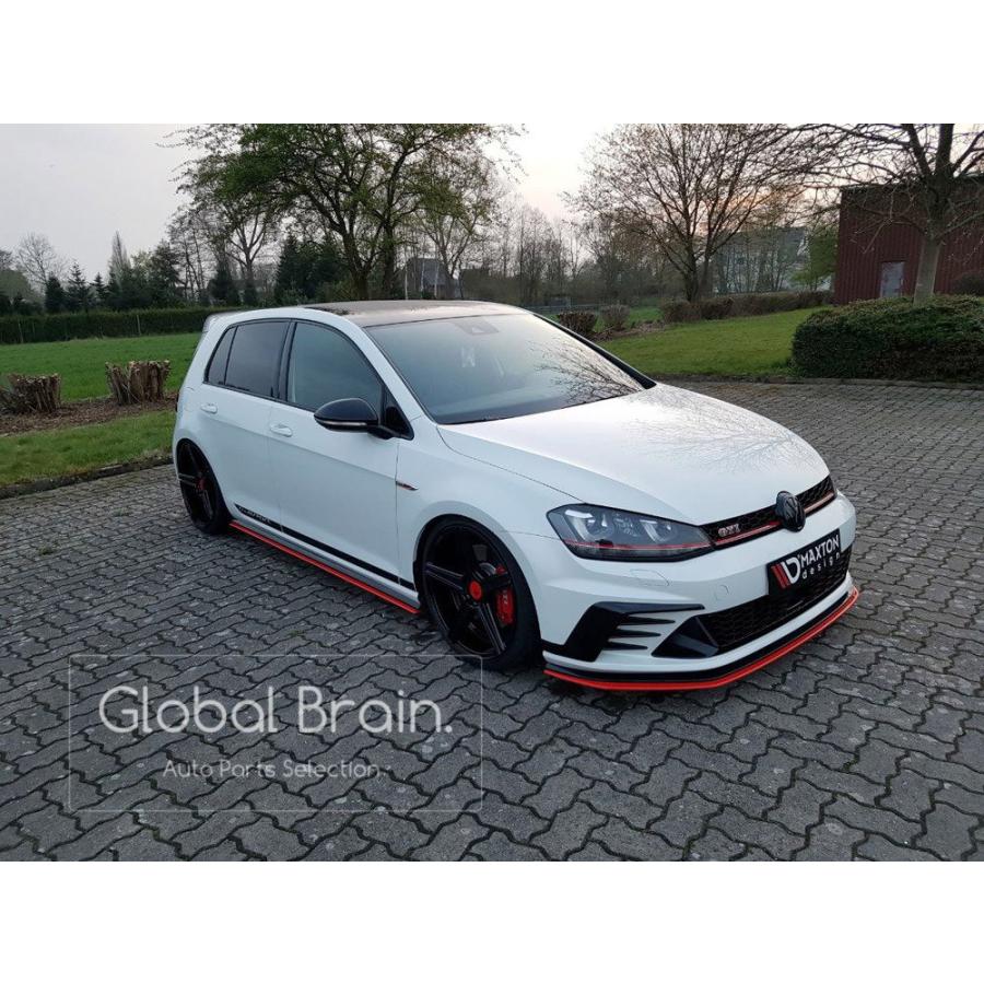 フォルクスワーゲン ゴルフ7 GTI クラブスポーツ フロント リップ スポイラー｜globalbrain