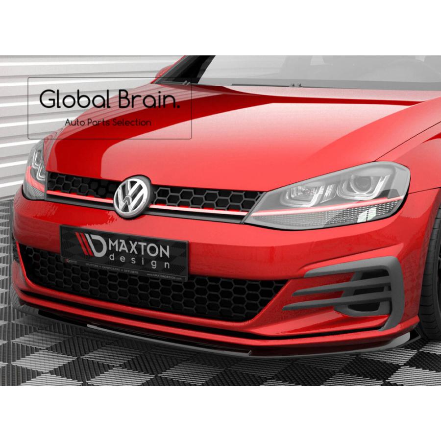 フォルクスワーゲン ゴルフ 7 後期 7.5 GTI フロント リップ
