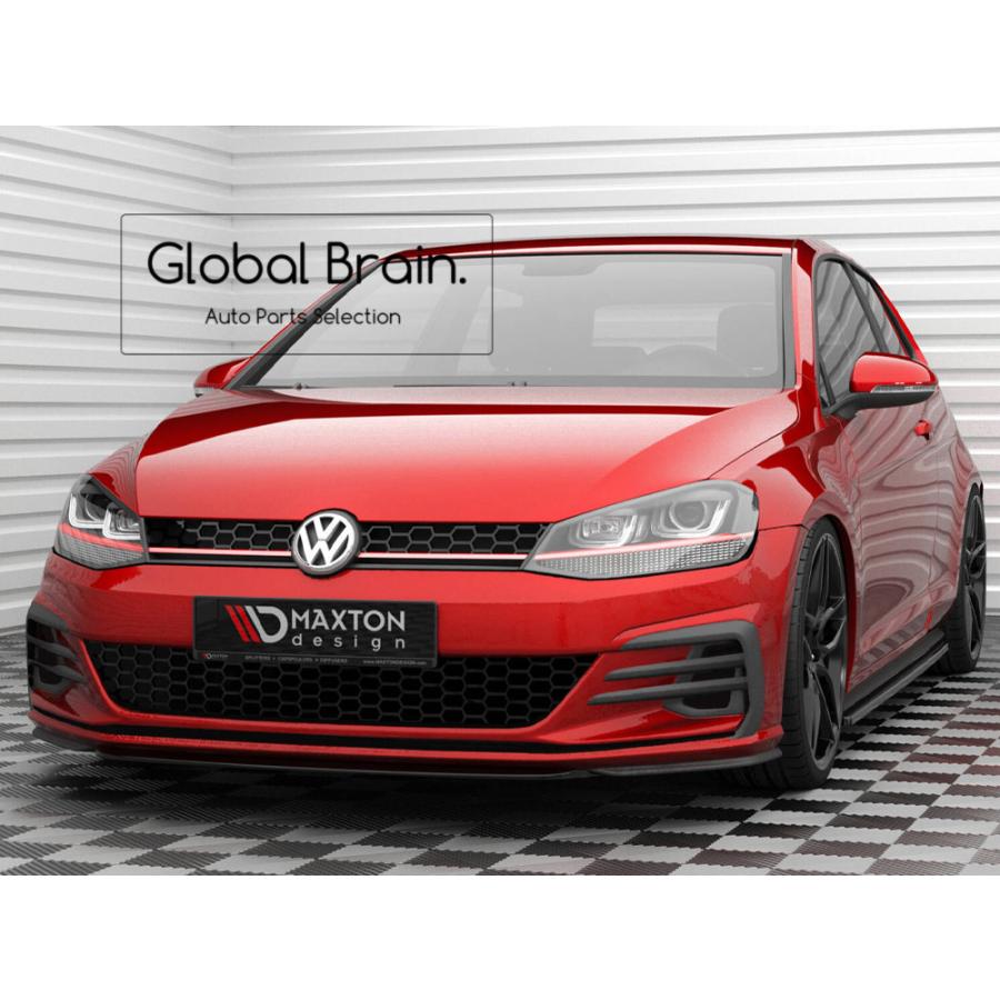 フォルクスワーゲンゴルフ7GTI R-LINE フロントリップ2013-2016