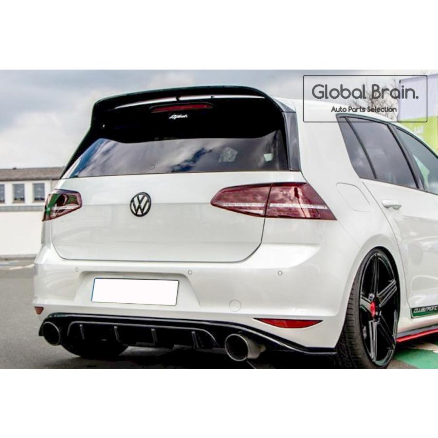 フォルクスワーゲン ゴルフ7 GTI クラブスポーツ リア センター ディフューザー｜globalbrain｜02