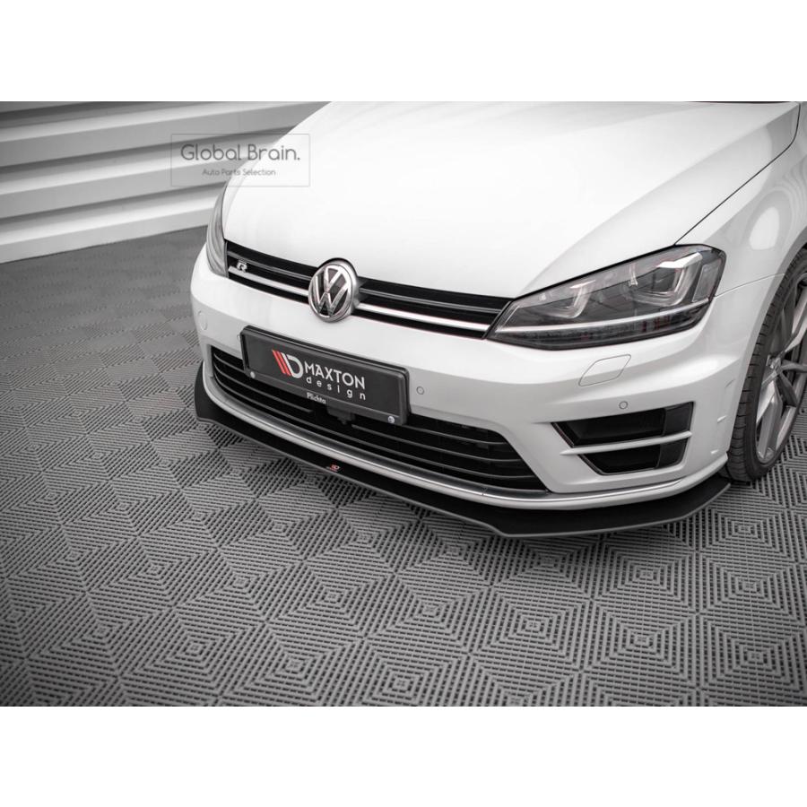 フォルクスワーゲンゴルフ7GTI R-LINE フロントリップ2013-2016 Amazon.com: Front Bumper Splitter Lip for Golf 7 MK7 GTI R