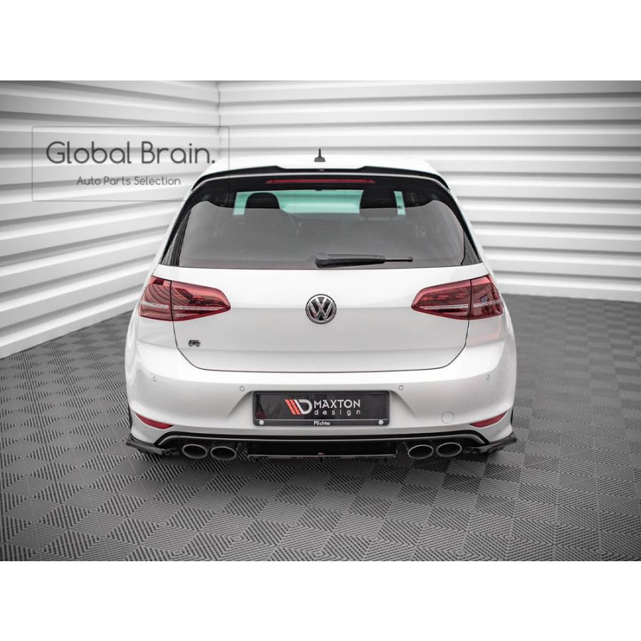 フォルクスワーゲン ゴルフ 7.5 R 後期 リア サイド スプリッタ―+