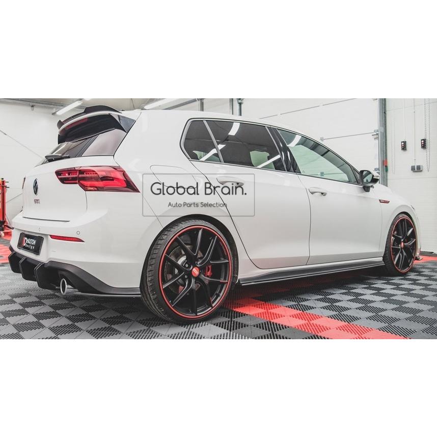 フォルクスワーゲン ゴルフ8 GTI サイド スカート カバー スポイラー｜globalbrain