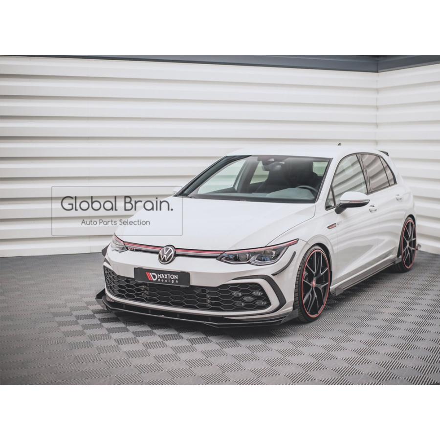 フォルクスワーゲン ゴルフ 8 Rライン/GTI フロント バンパー カナード