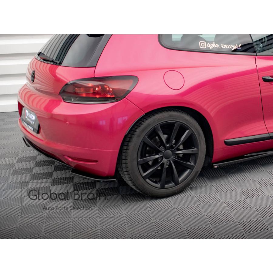 クロッコ:Volkswagen siroccoR専用 ハーフスポイラー フォルクスワーゲン シロッコ R フロント リップ スポイラー V4